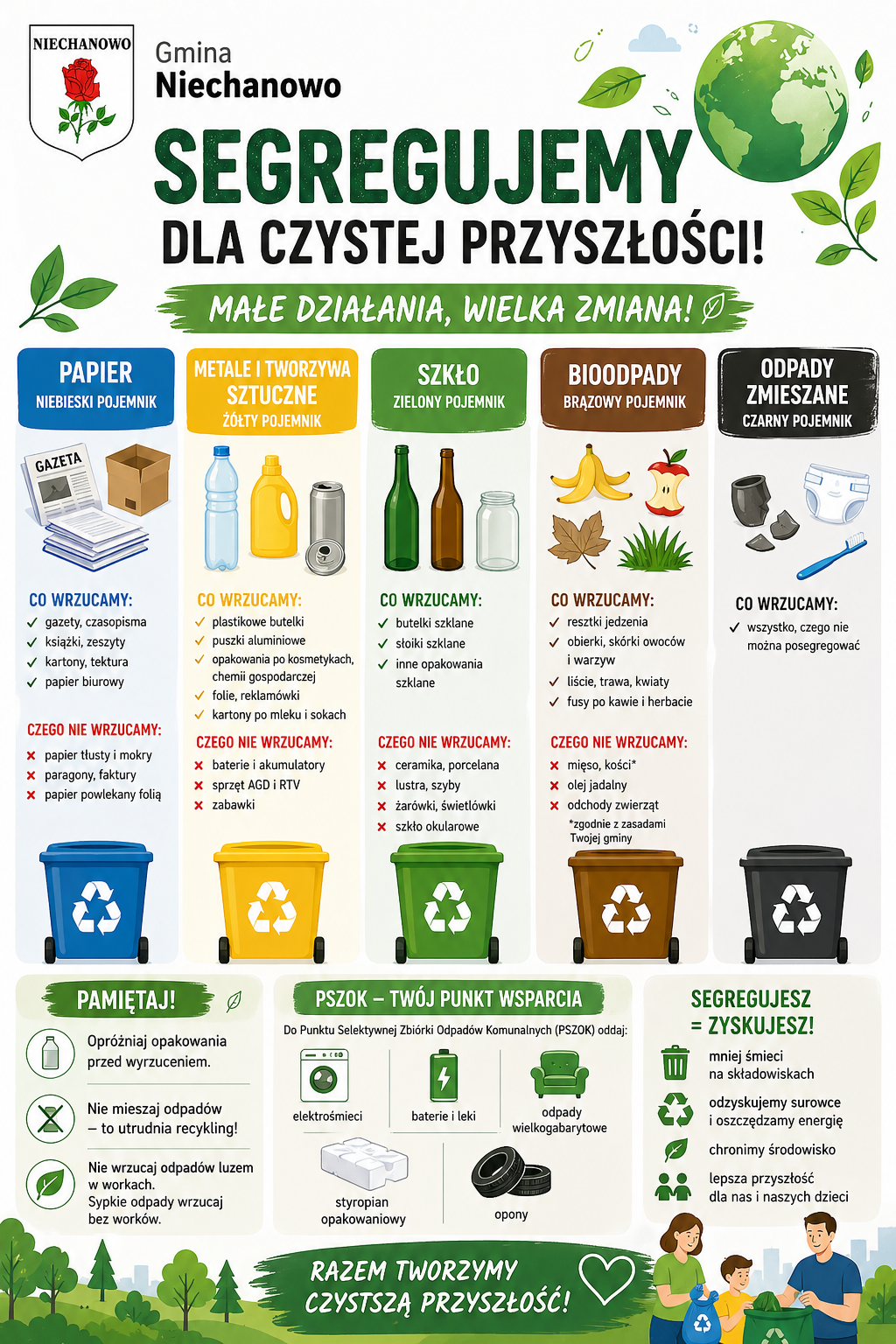 Odpady komunalne - zasady segregacji