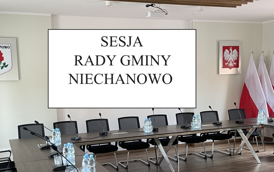XXVIII sesja Rady Gminy Niechanowo