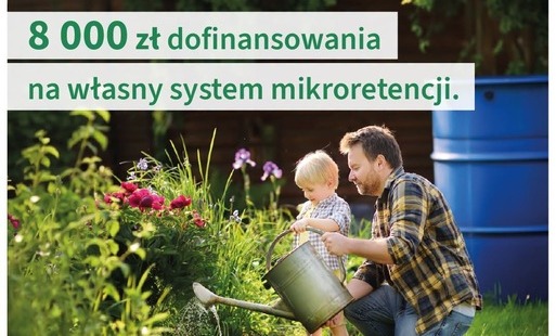 Zdjęcie do MIKRORETENCJA- rusza nab&oacute;r o dofinansowanie system&oacute;w na zbieranie deszcz&oacute;wki