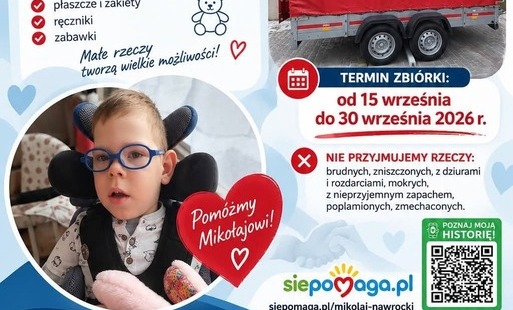 Zdjęcie do Zbi&oacute;rka odzieży dla Mikołaja Nawrockiego