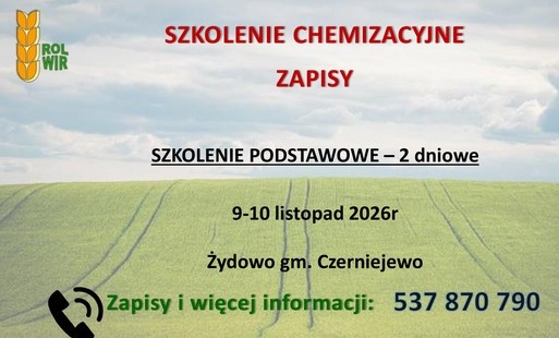Zdjęcie do Szkolenie chemizacyjne - podstawowe